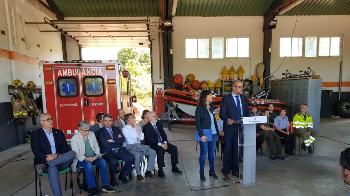 Un moment de la presentació de la campanya ahir a Bellaterra.