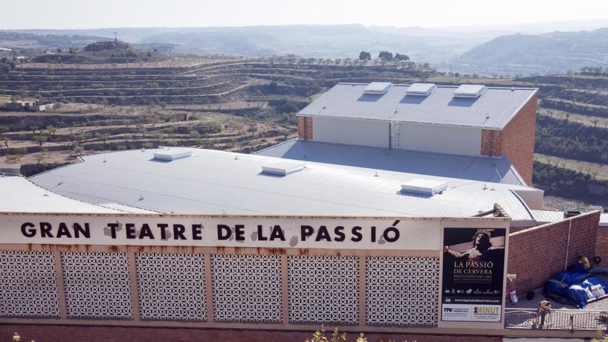 Imatge d’arxiu del Gran Teatre de la Passió de Cervera.