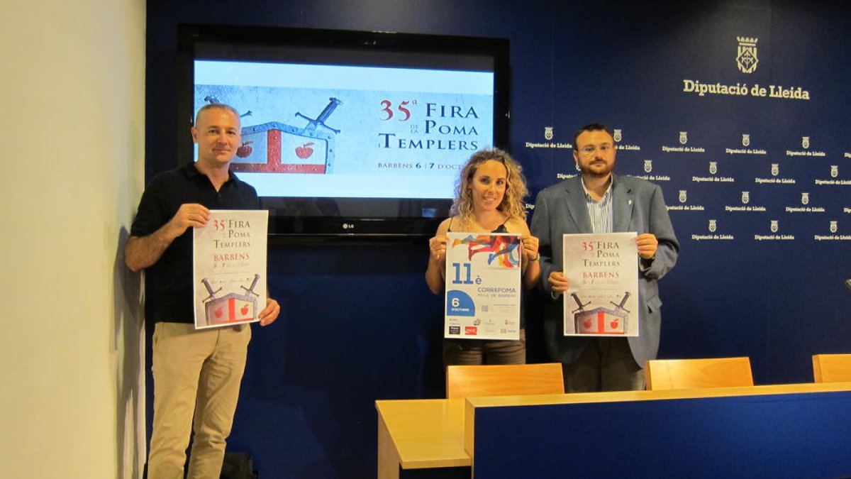 La Diputació va acollir ahir la presentació de la Correpoma, dins dels actes de la Fira de Barbens.