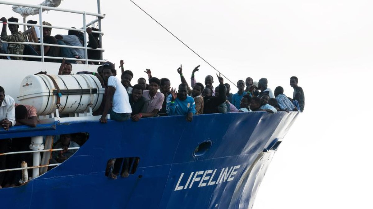 El vaixell de l’ONG alemanya amb 224 immigrants a bord.
