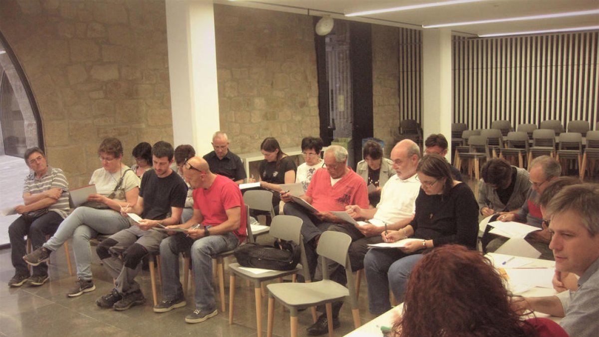 Imagen de la deliberación sobre el proceso participativo.