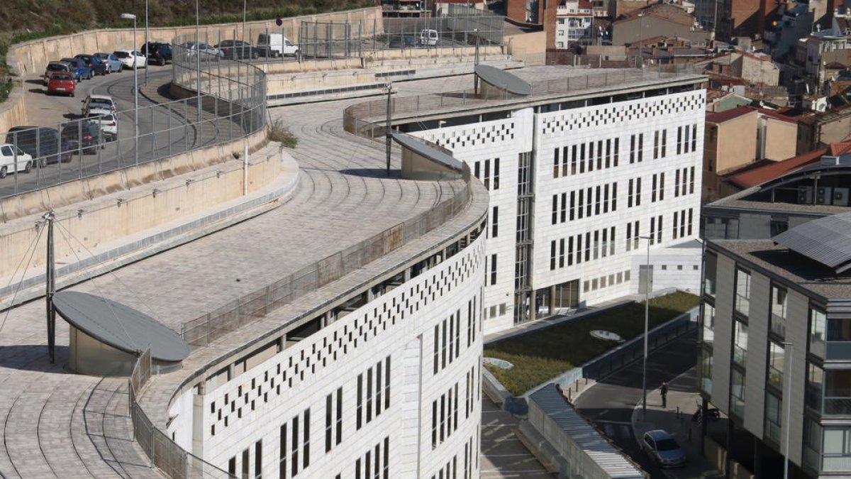 Vista general de los juzgados de Lleida en el Canyeret.