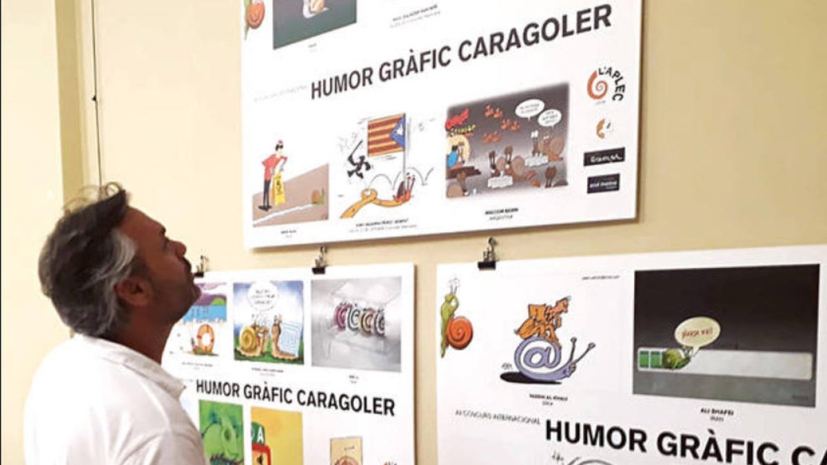 La mostra amb 50 dibuixos pot veure’s fins al 30 de setembre.