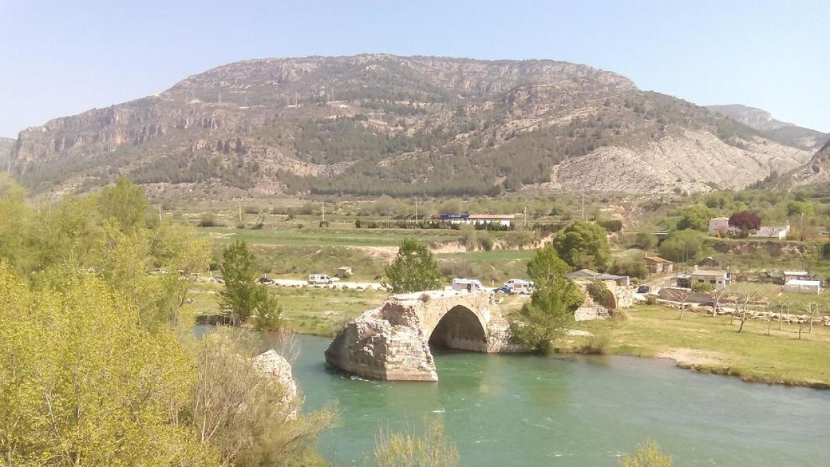 Imatge d’arxiu del pont Trencat de Camarasa.