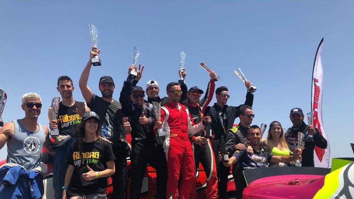 Caballer, segundo en el Open Slalom Drift