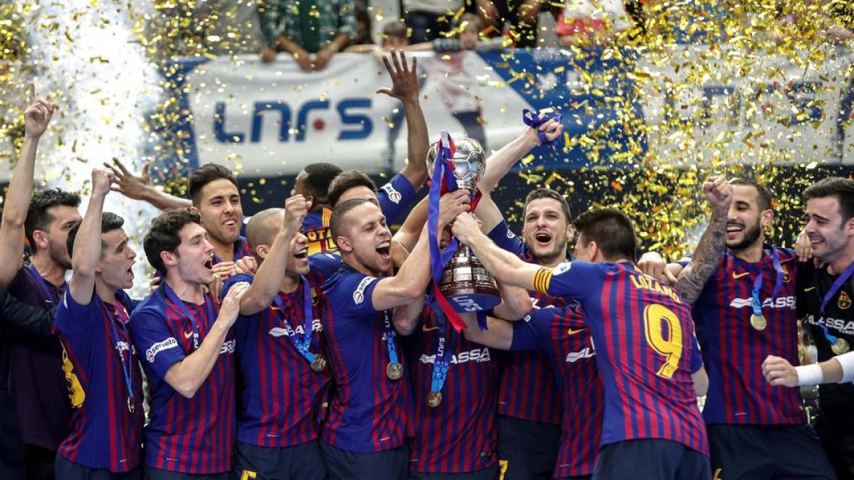 El Barça venç ElPozo Múrcia i conquista la Copa d’Espanya