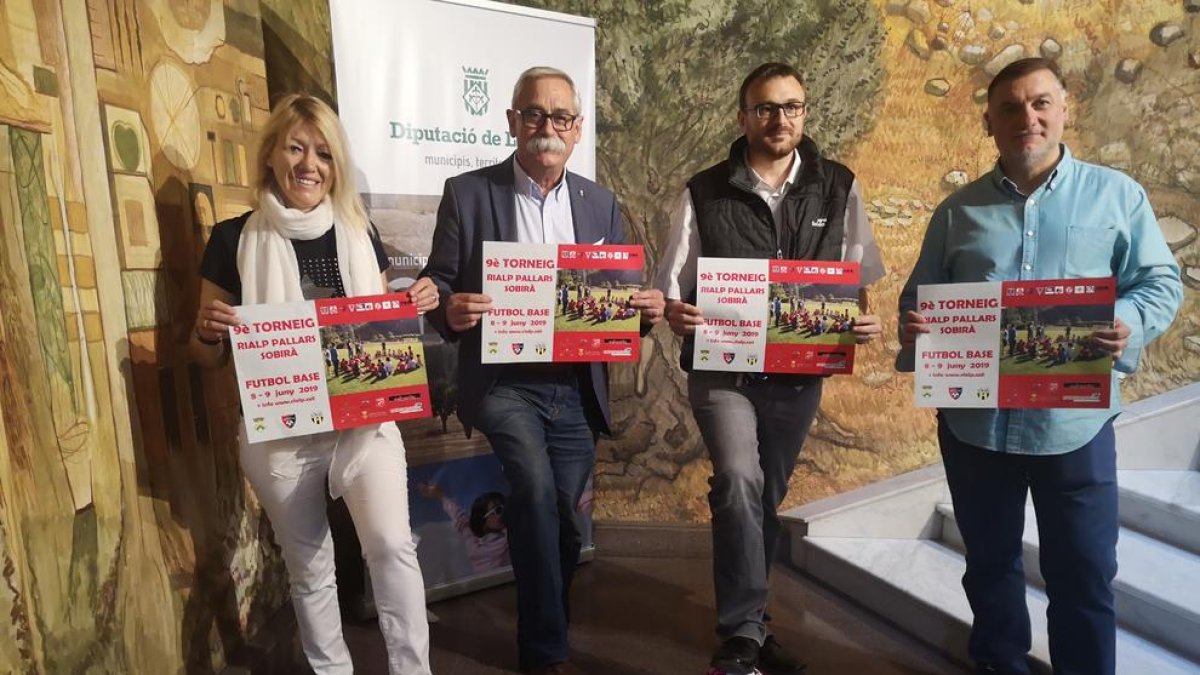 La novena edición del torneo pallarés se presentó ayer en la Diputación.