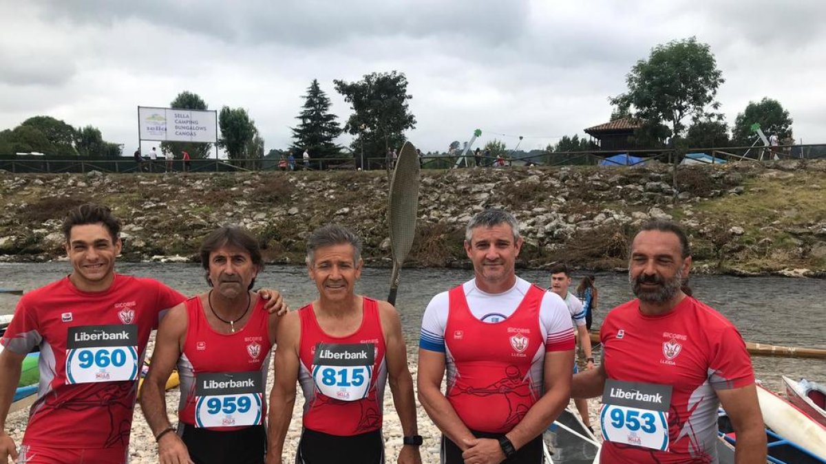 En la imagen, los representantes del Sícoris Club.