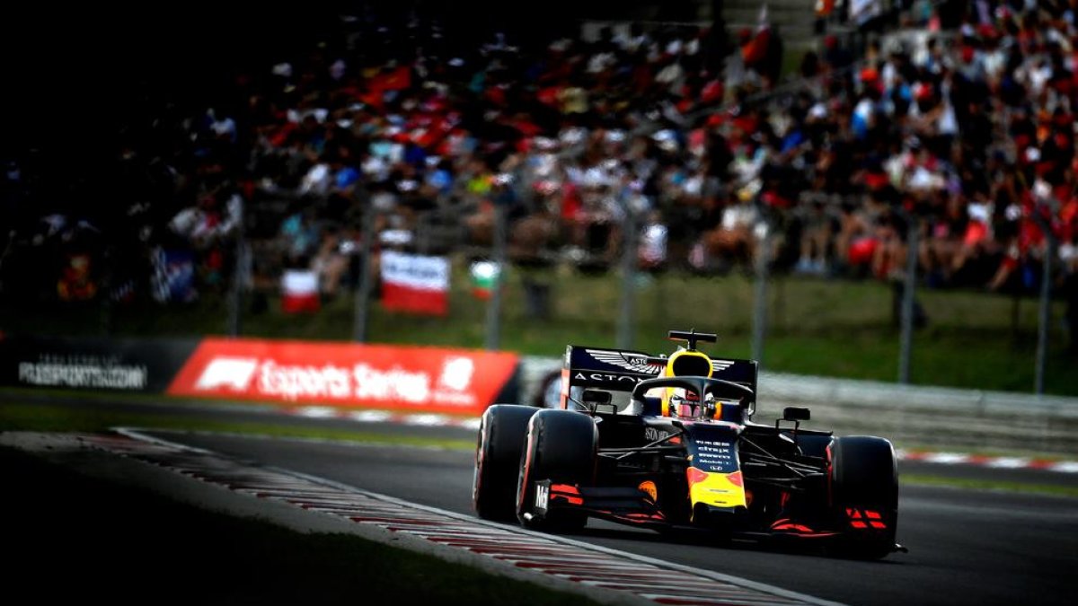 Max Verstappen durante la sesión de clasificación del Gran Premio de Hungría.