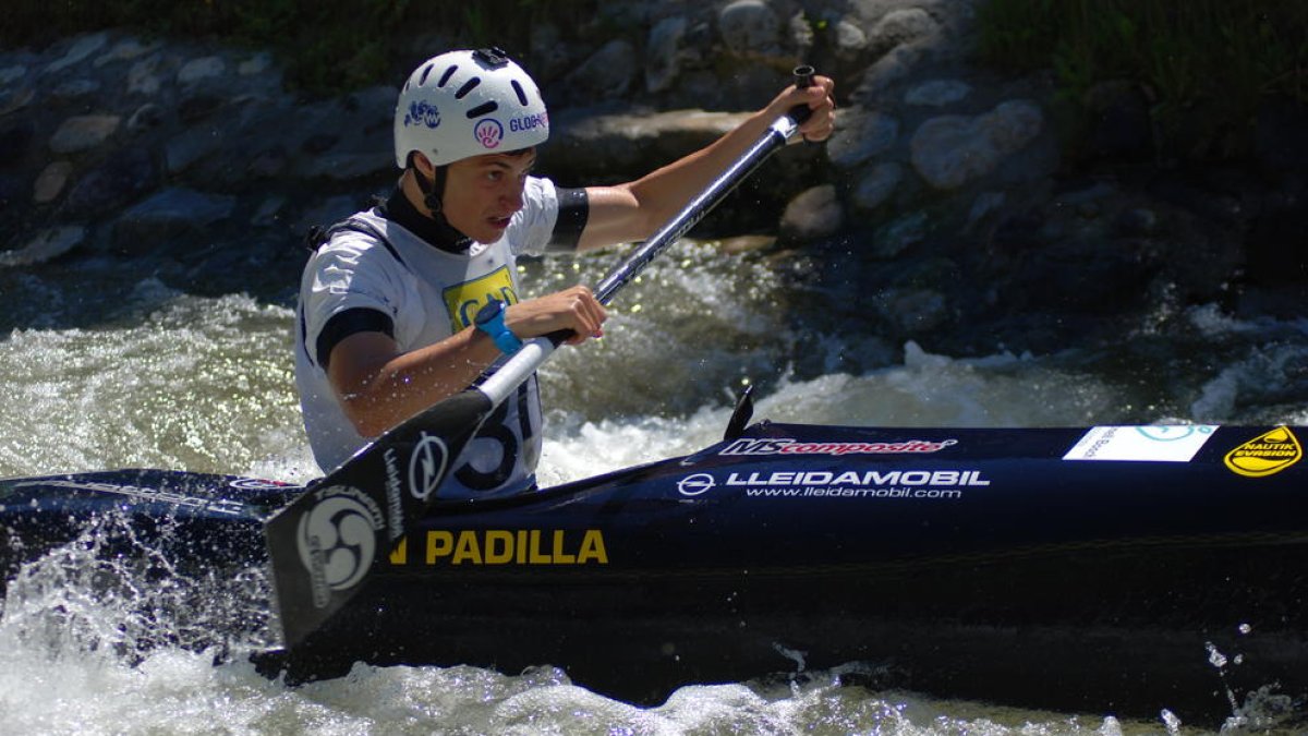 El joven Alan Padilla doblará en el Mundial de La Seu, ya que competirá en canoa individual y doble.