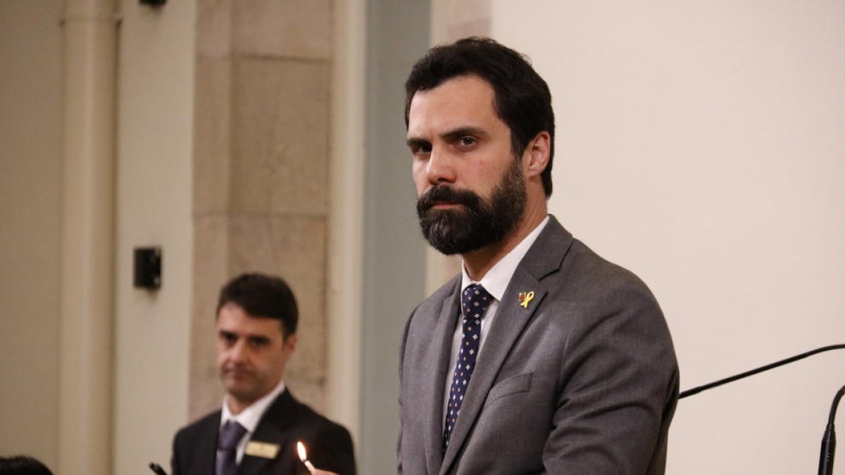 Imatges de Mariano Rajoy, Roger Torrent i Iñigo Urkullu.