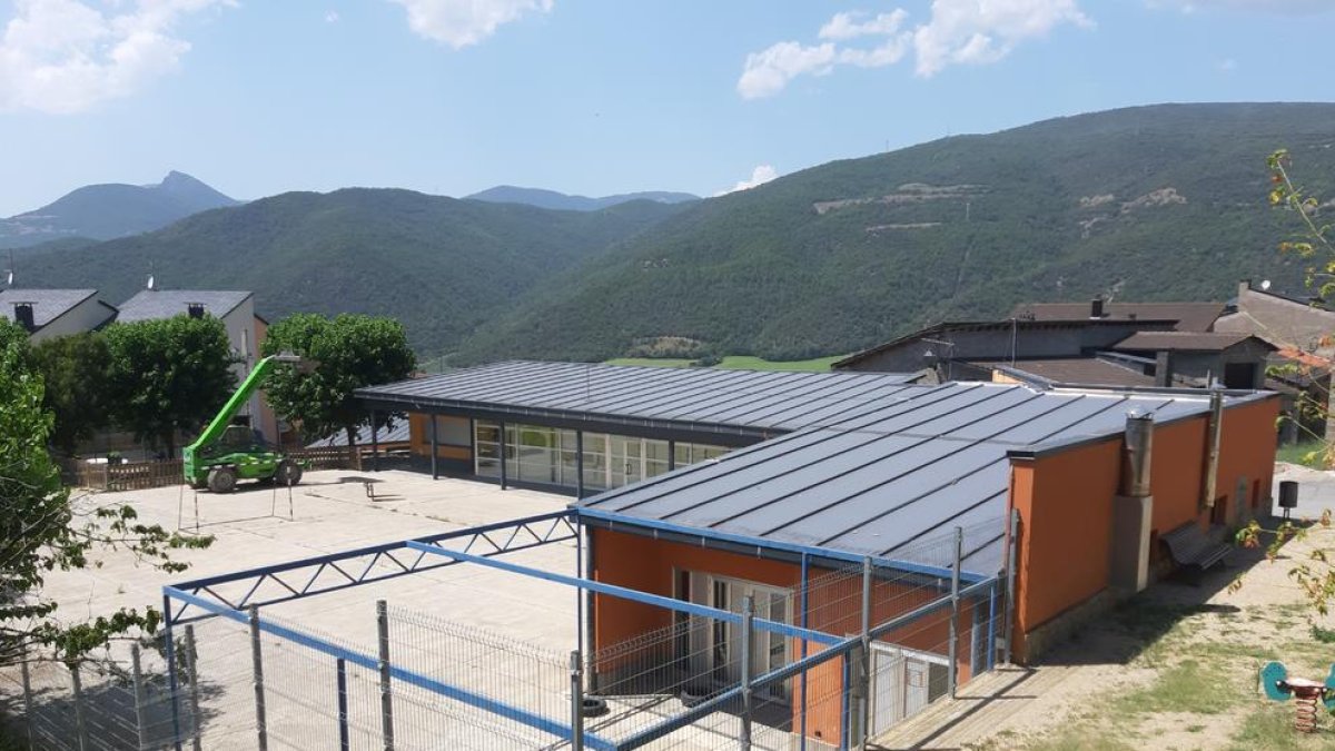 Las instalaciones de El Pla de Sant Tirs.