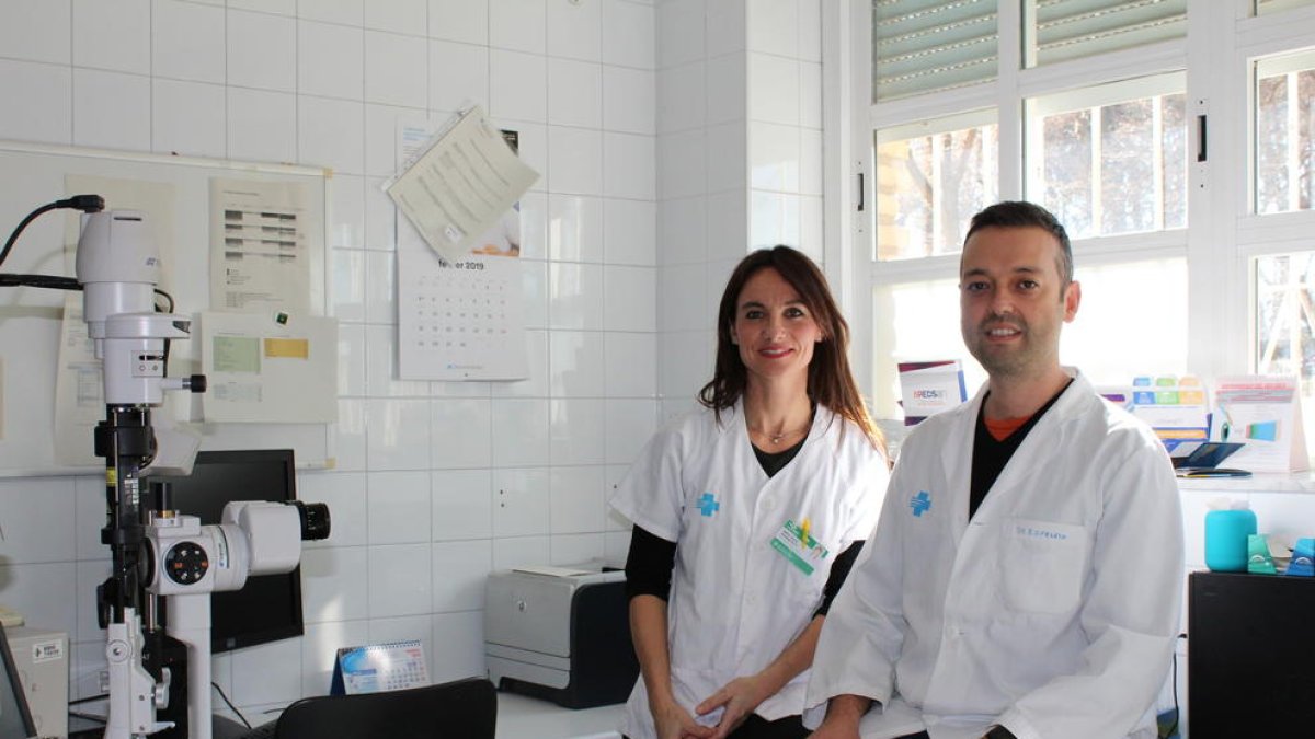 Los doctores María Jesús Muniesa y Antonio Ezpeleta.