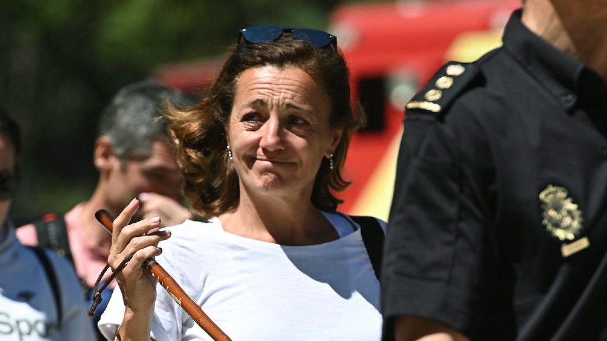 Lola Fernández Ochoa, una de les germanes de Blanca.