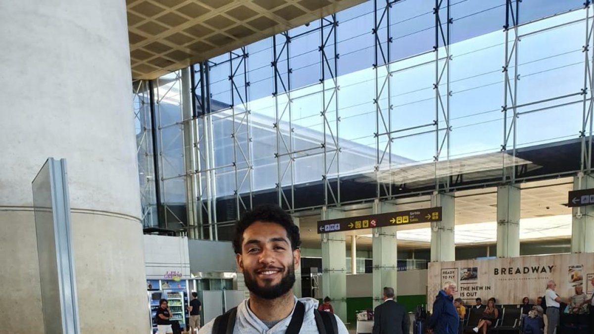 David McCulloch llegó ayer a Barcelona procedente de Canadá.