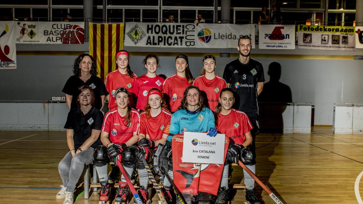 Plantilla del Lleida.net Alpicat Femenino que quiere seguir haciendo historia.
