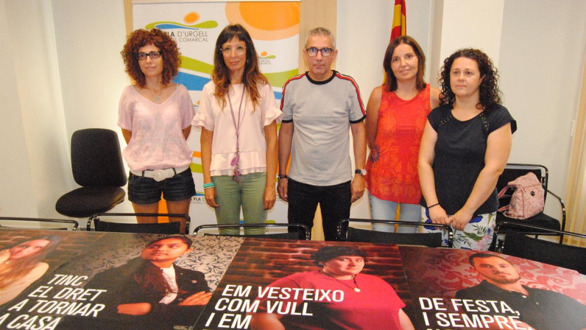 La presentación de la campaña en el consell comarcal.