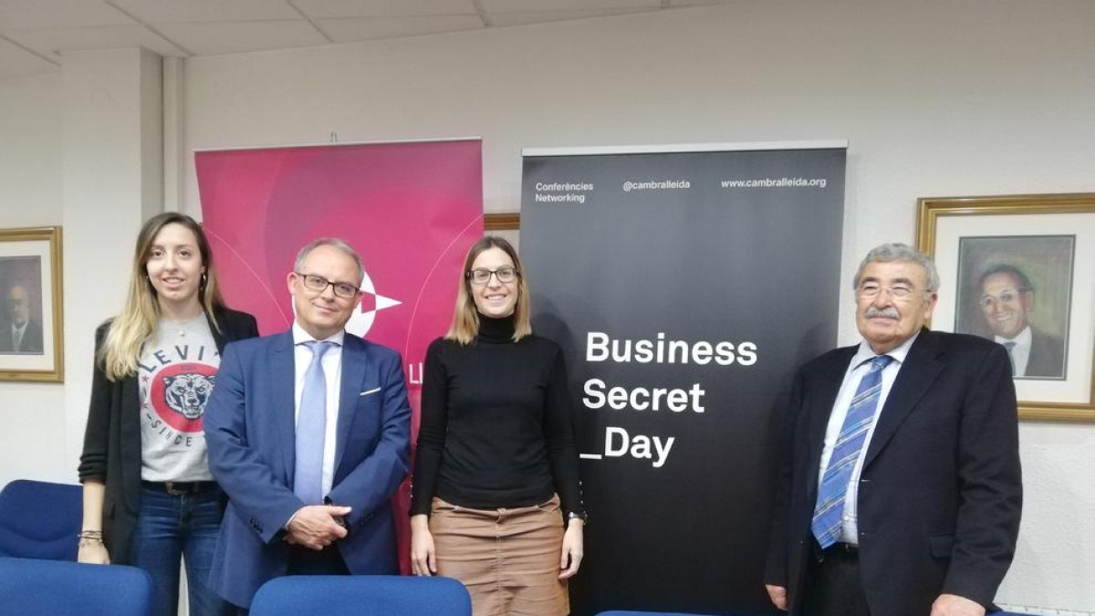 Imagen de la presentación de la jornada, ayer en Lleida.