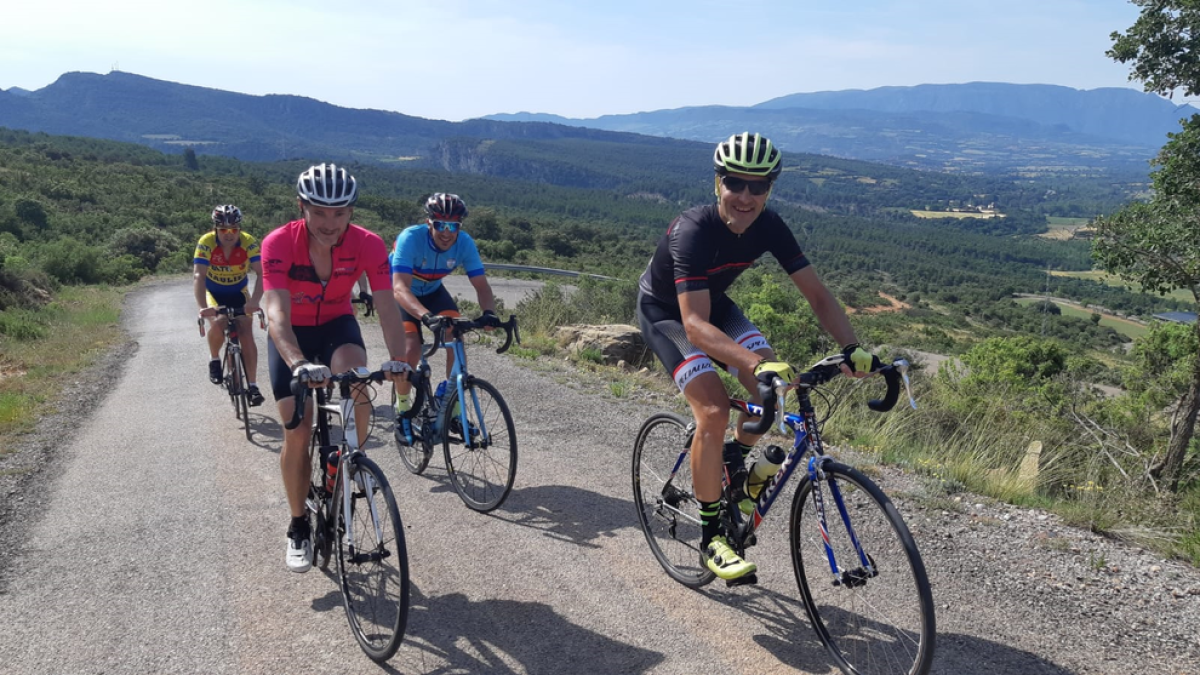 David Riba, durant el repte al port de Santa Engràcia.