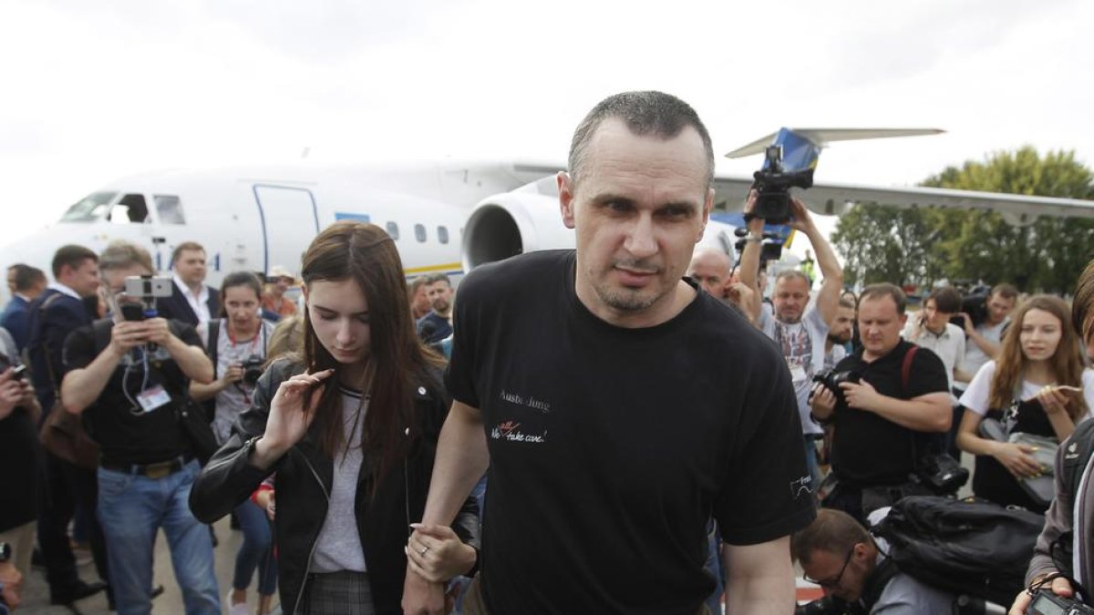 El cineasta ucraïnès Sentsov és un dels presos alliberats per Rússia.