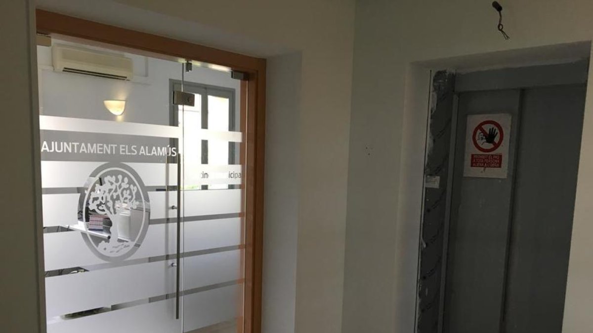 Las nuevas dependencias del ayuntamiento de Els Alamús.