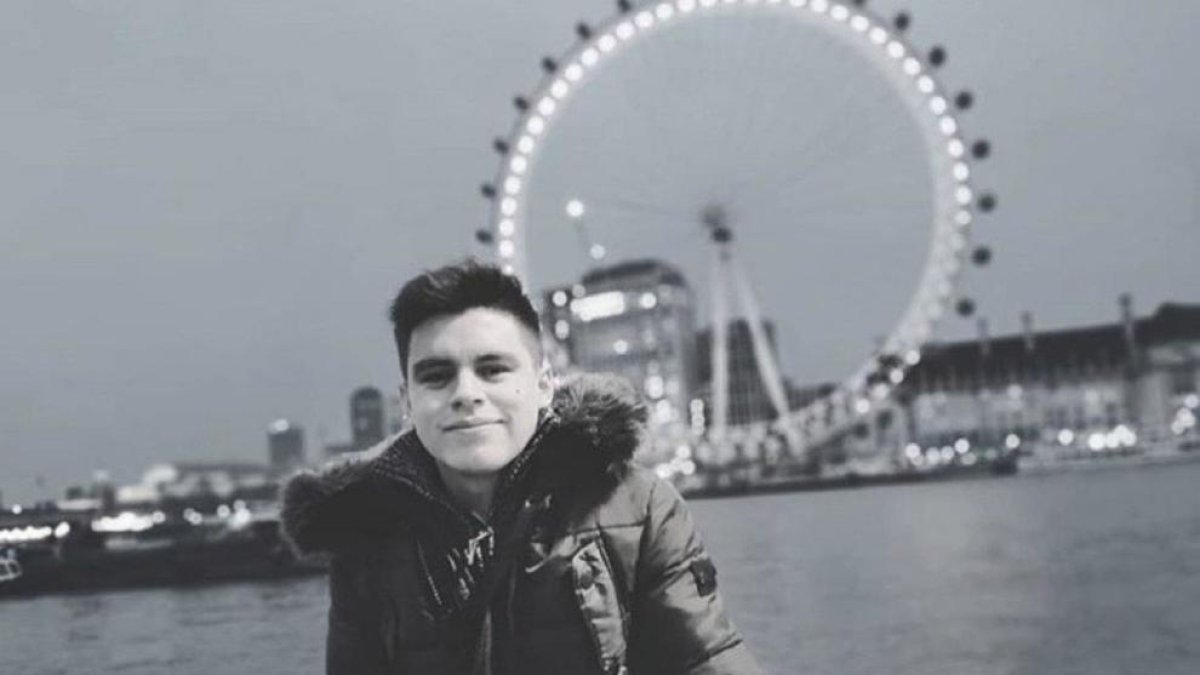 Imatge sense datar cedida el 7 de març del 2019 per la Policia Metropolitana de Londres (MET) de l'espanyol David Martínez, de 26 anys, identificat per la MET com la víctima mortal d'un apunyalament ocorregut dimecres a Leyton, est de Londres.