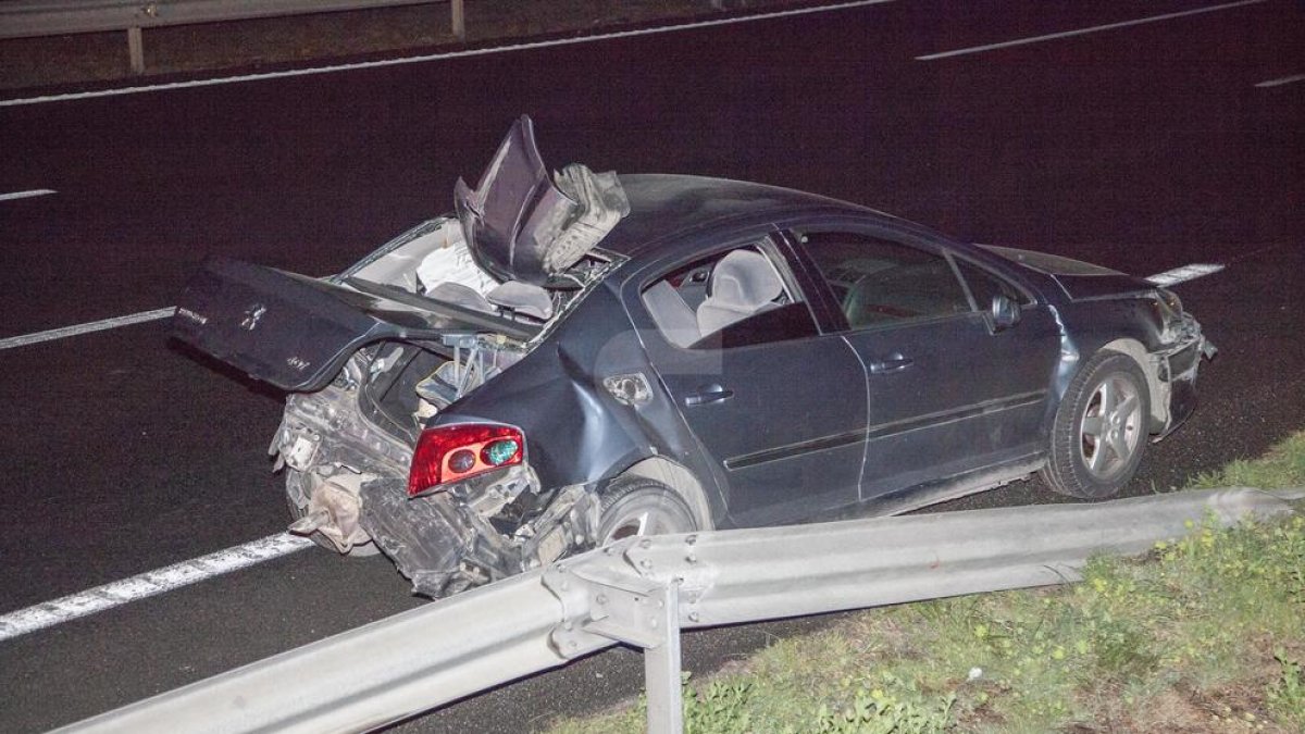 Una col·lisió múltiple obliga a tallar un carril de l'autovia a Tàrrega