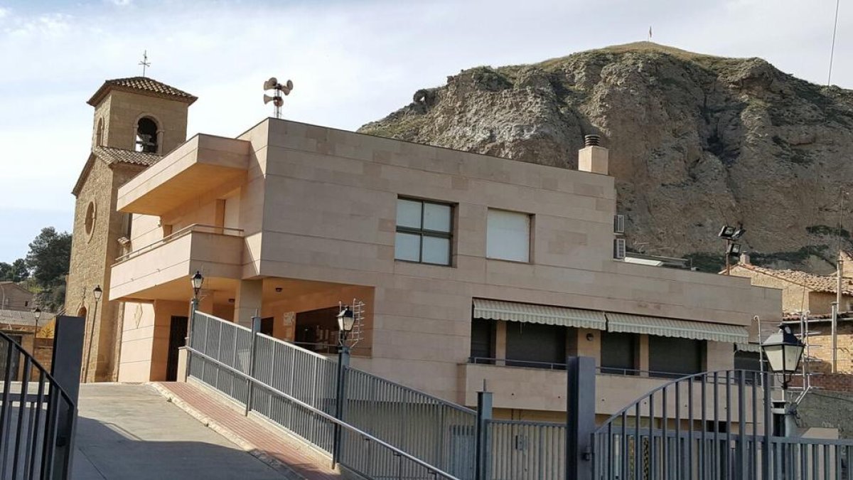 Vista d’arxiu de l’ajuntament de Gerb.