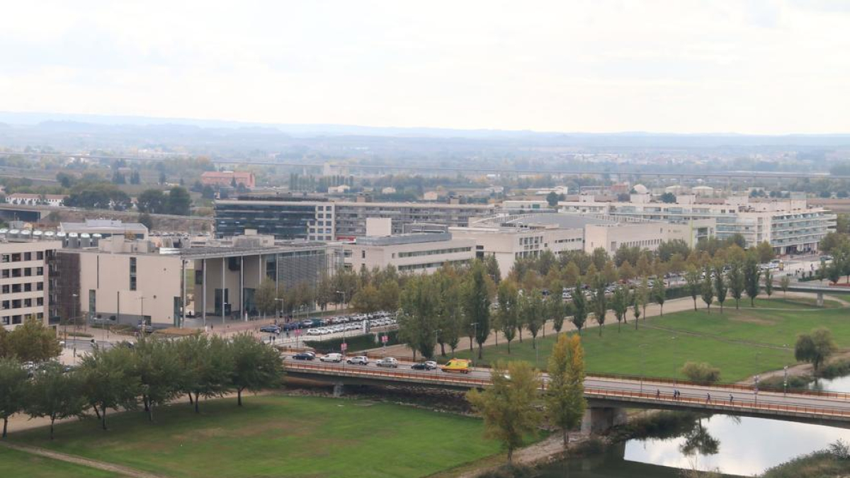 Vista del campus de Cappont de la Universitat de Lleida