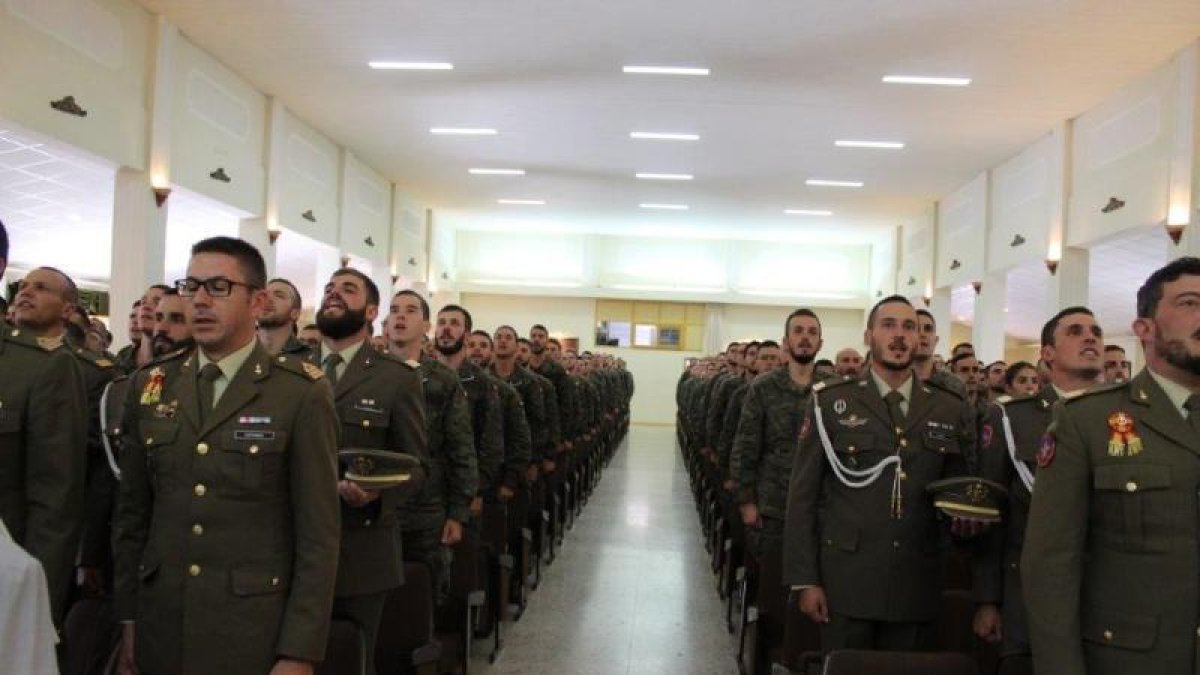 Momento del acto inaugural del curso escolar en la AGBS.