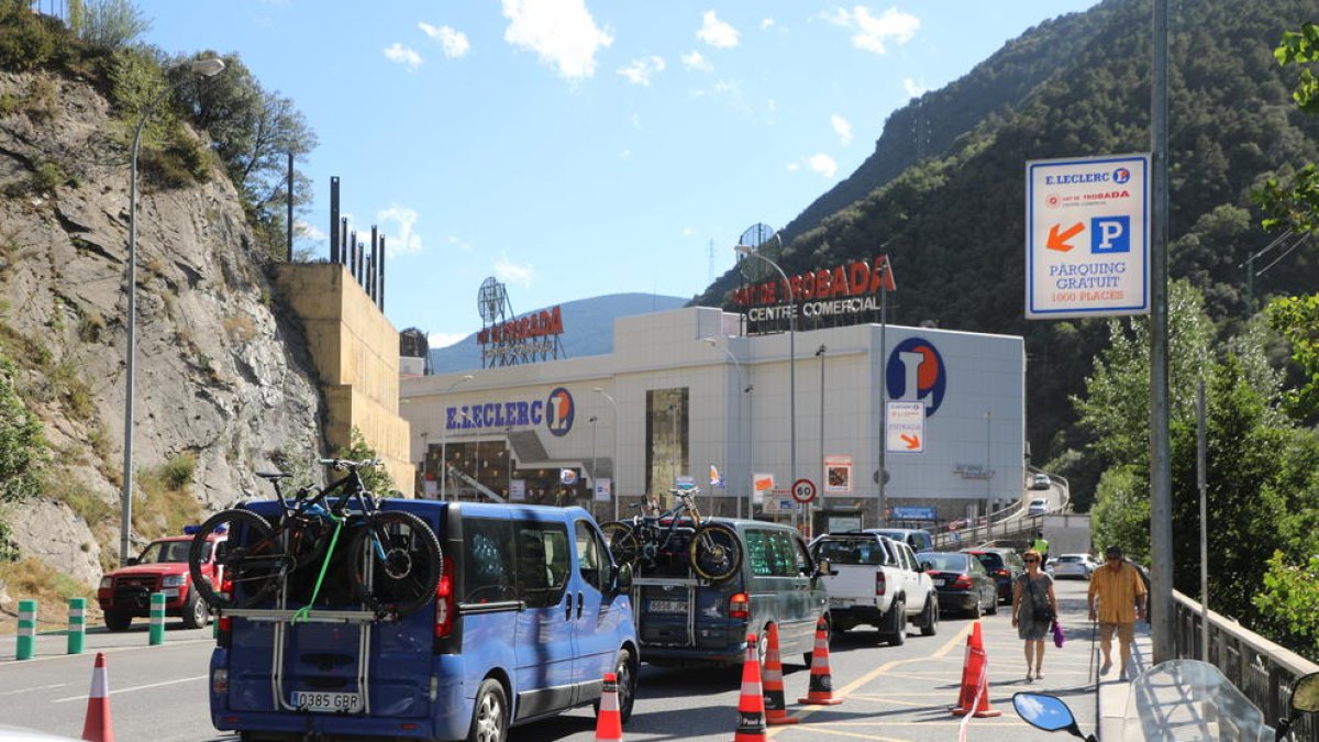 Andorra construirà un mur de formigó per protegir el punt de l'esllavissada