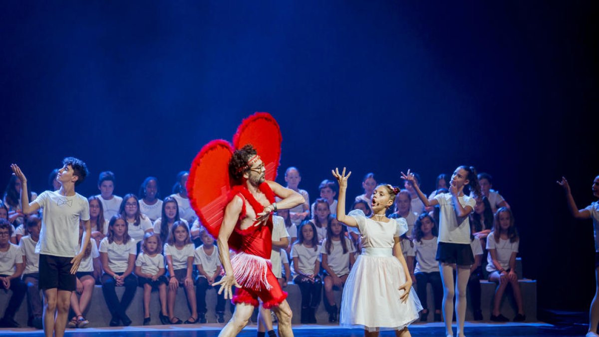 Un momento de la gala teatral del lunes, emitida el martes por TV3.
