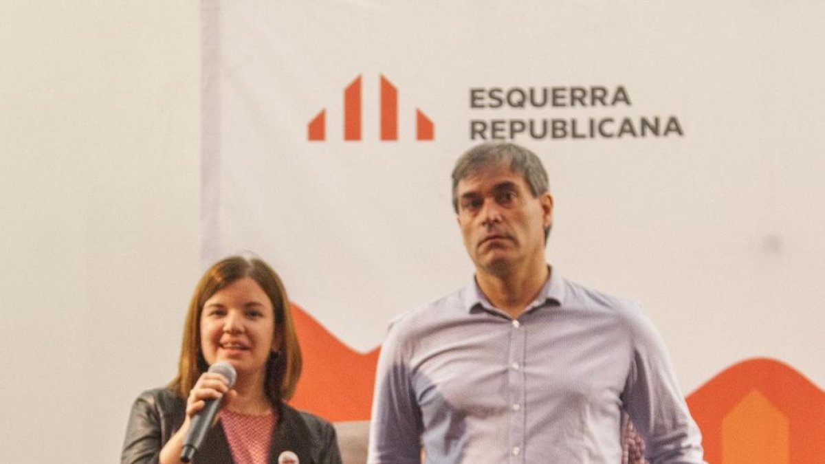 Sara Bailac i Xavier Eritja ahir a Bellpuig.