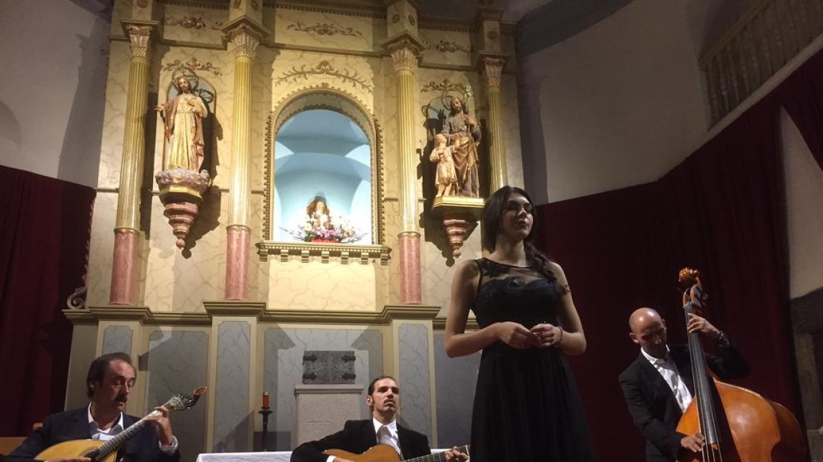 Un concierto de una edición anterior del Festival de la Vila de Rialp.