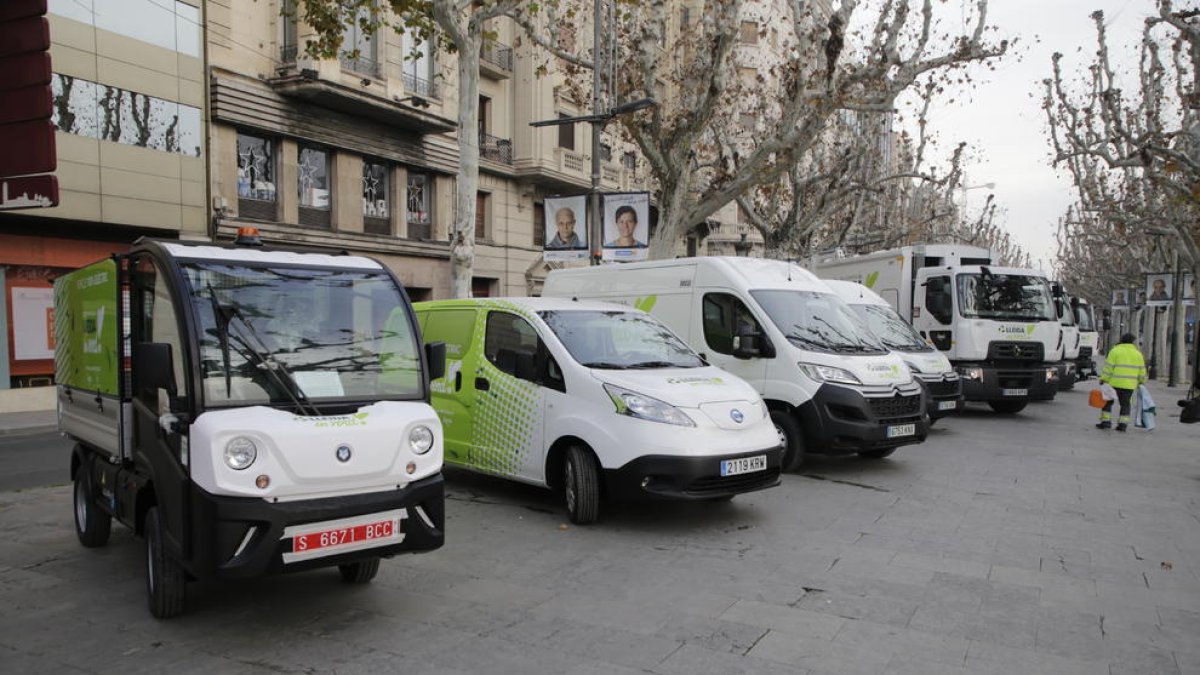 La concesionaria de limpieza presentó el año pasado sus nuevos vehículos.