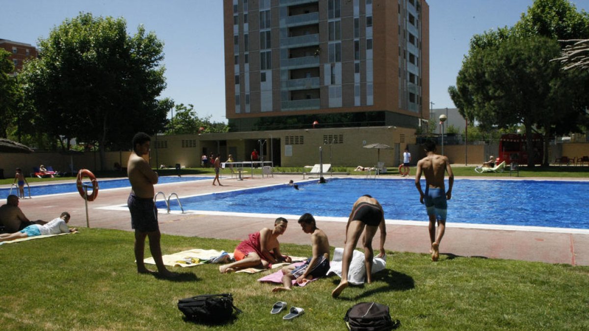 La piscina municipal del barrio de Cappont en una imagen de archivo.