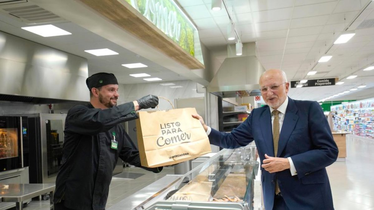 Juan Roig a la secció A punt per Menjar després de la celebració de la Roda de Premsa anual 2018