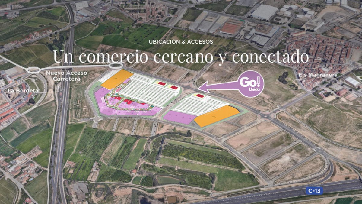 Recreación virtual del espacio que ocupará el complejo de Torre Salses junto con el vial Víctor Torres.