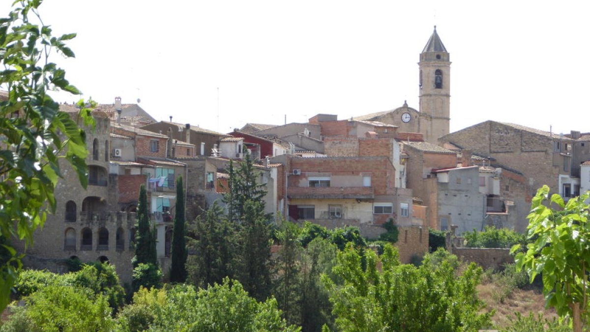 Vista panoràmica de Cervià de les Garrigues.