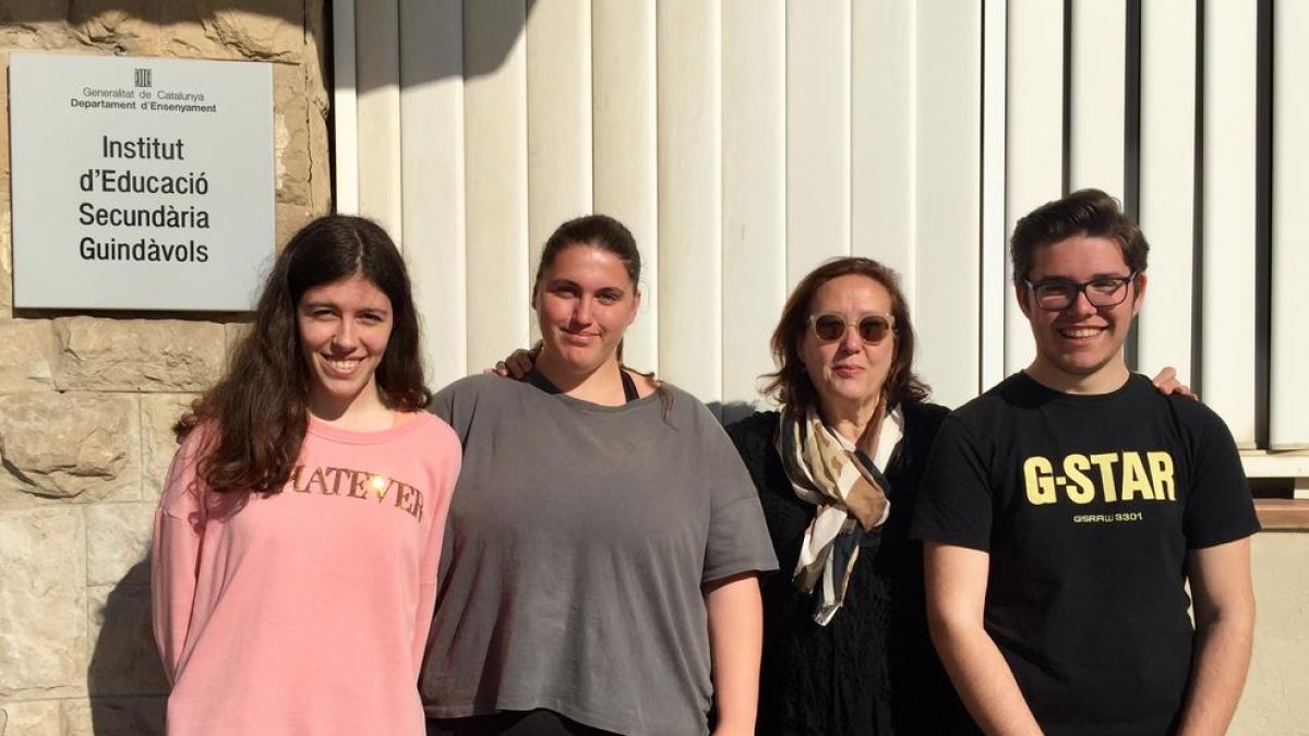 Maria Mañanet, Ricard Rus i Sara Buil van guanyar la fase territorial de les olimpíades de Geologia.