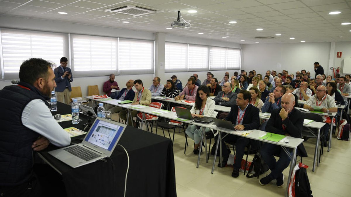 Un moment de la jornada celebrada ahir a les Borges Blanques.
