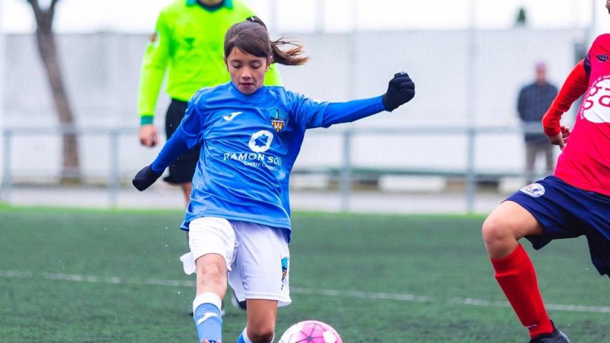 Las jugadora del Lleida, Edna Liébana, convocada para la Selección Territorial de categoría alevín.