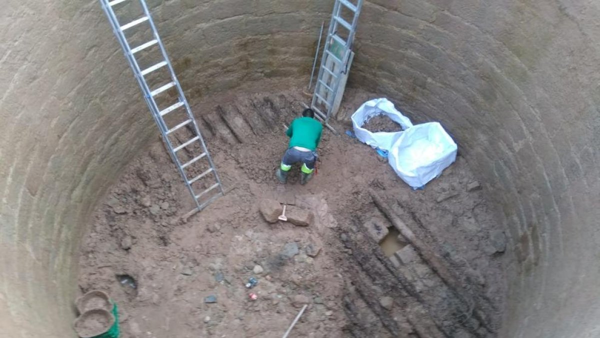 Los últimos trabajos que se han hecho en el ‘pou de gel’.