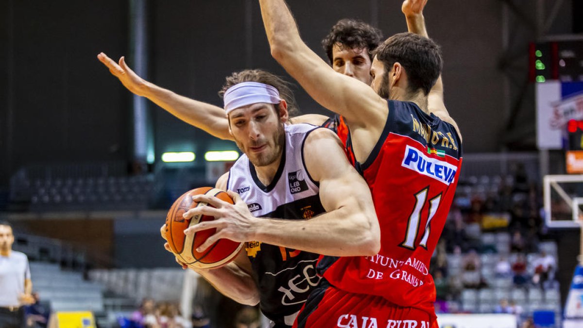 Eric Stutz, durante el encuentro del viernes frente al Granada.
