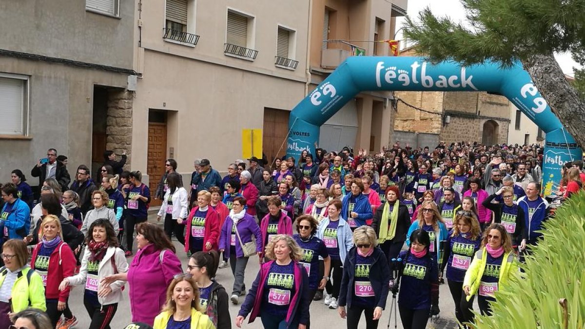 Una imagen de la Cursa de la Dona de Agramunt del año pasado.