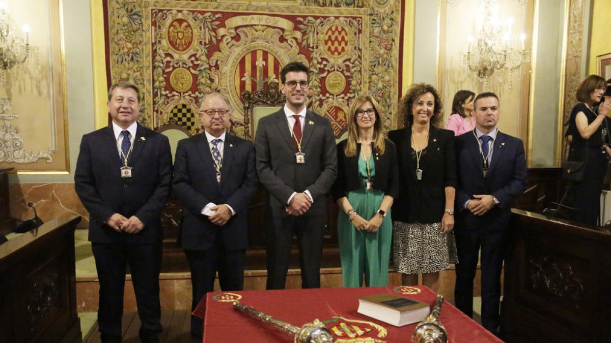 El grup municipal de Junts per Catalunya Lleida.
