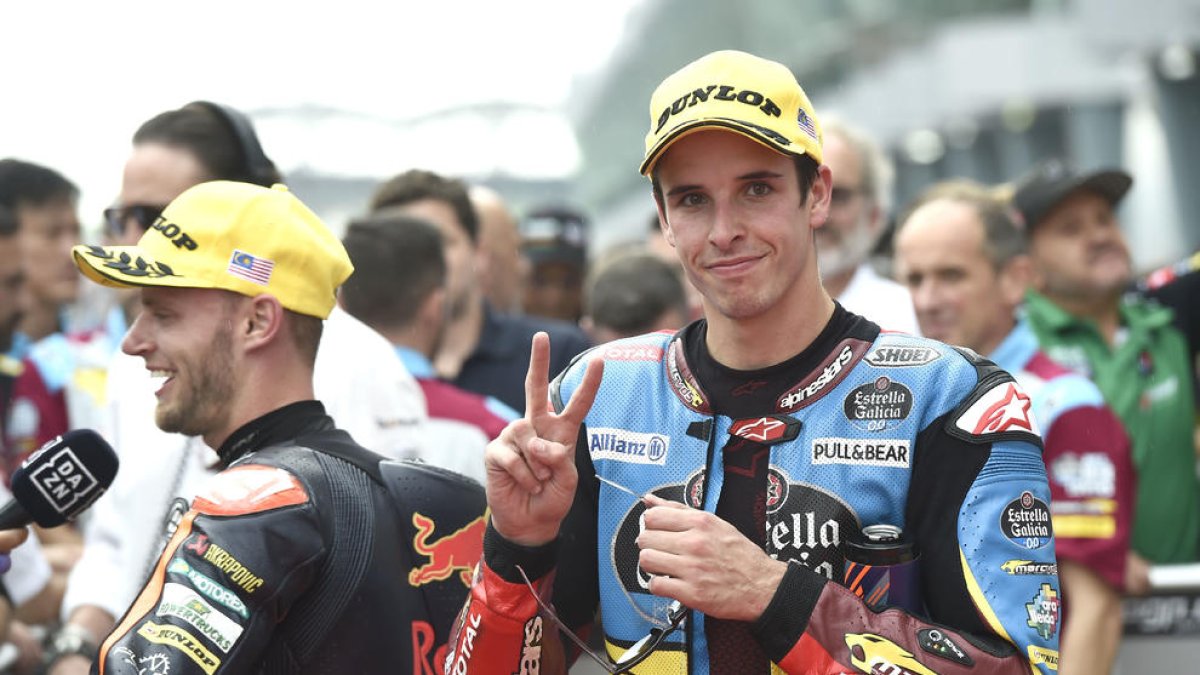 Àlex Màrquez mostraba ayer su optimismo sobre la posibilidad de conquistar el título.