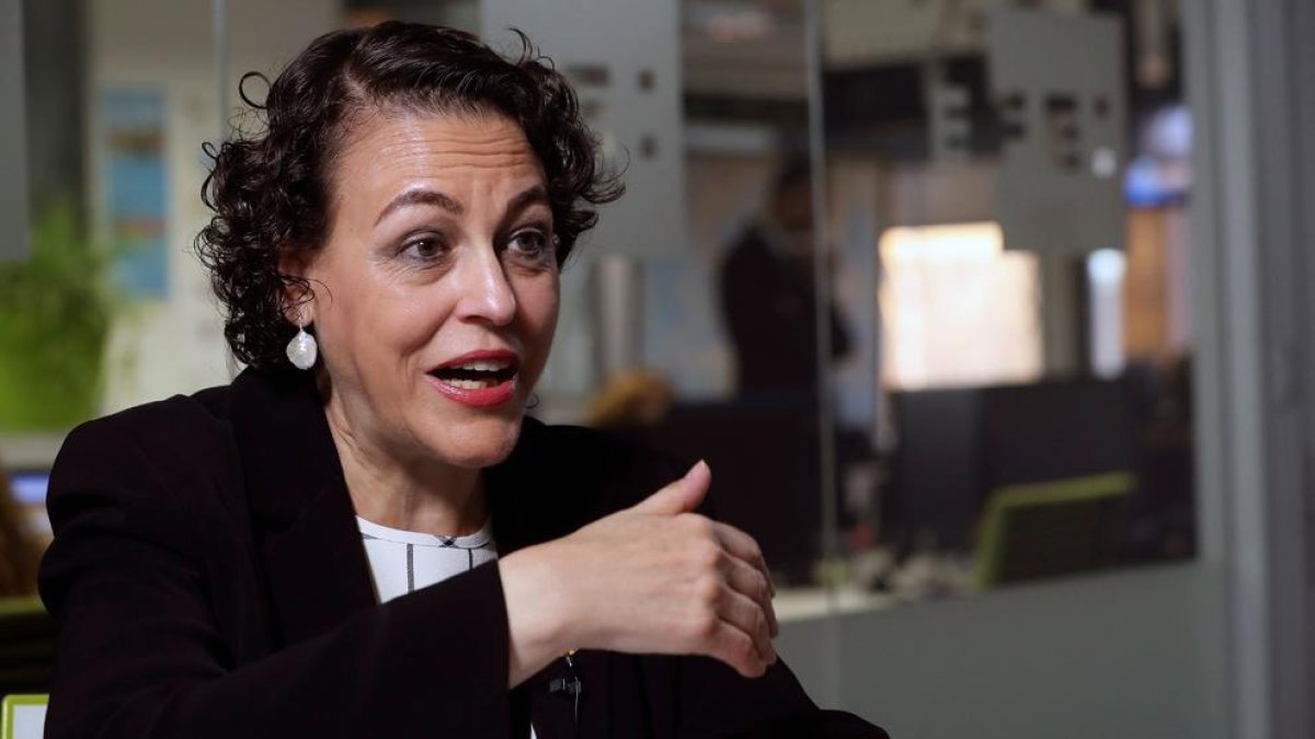 La ministra de Treball i Seguretat Social en funcions, Magdalena Valerio.
