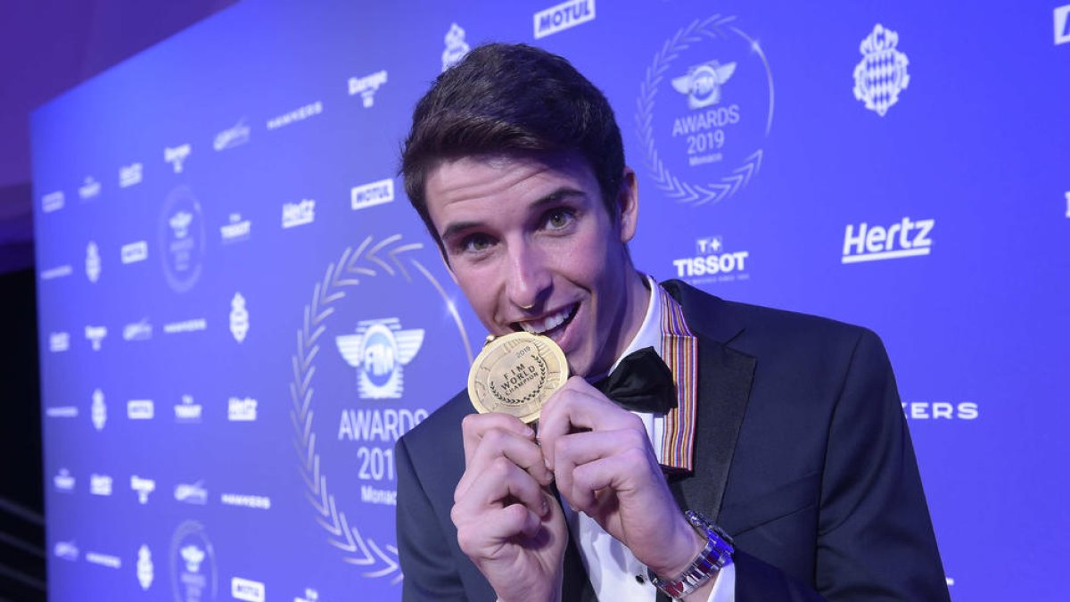 Àlex Márquez, premiat a la gala de la FIM