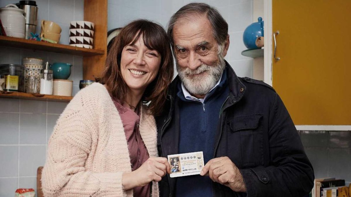 Pilar y Félix en la promoción.
